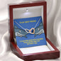 To My Best Friend: Rather Swim - Love Knot Necklace
