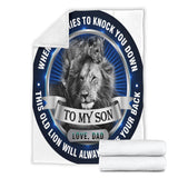 Old Lion Will Always Have Your Back: Premium Blanket